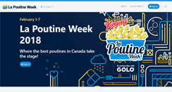 Desktop Screenshot of lapoutineweek.com